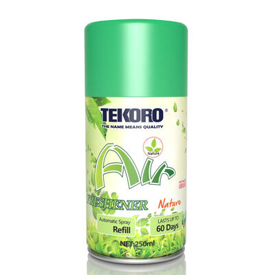 Tekoro Green Apple Flavour Air Freshener Automatic Spray Refill z certyfikatem CE, RoHS, SGS, GMP i pojemnością ≥ 200 ml