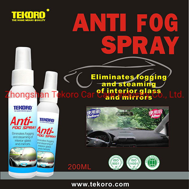 Tekoro Anti Mist Glass Cleaner Spray przeciw mgle Eliminuje kondensację wewnętrzną Szybkie i proste w obsłudze i zmniejsza mglenie
