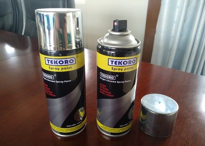 Klasa 1 Przyczepność Farba Chrom Aerosol Spray High Gloss dla drewna metalowego i tworzyw sztucznych