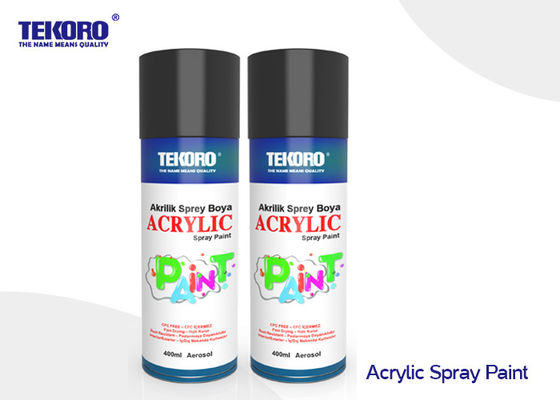 Różne kolory Akrylowa farba w sprayu Szybko schnie do plastikowych i metalowych akcesoriów ogrodowych